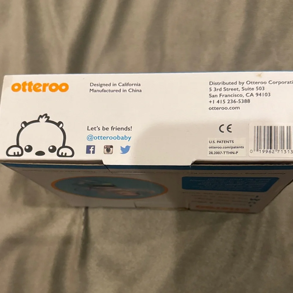 Otteroo LUMI Baby Neck Float - Blue and White - Picture 3 of 3